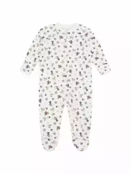 Хлопковое боди Polo Bear Ralph Lauren, мультиколор