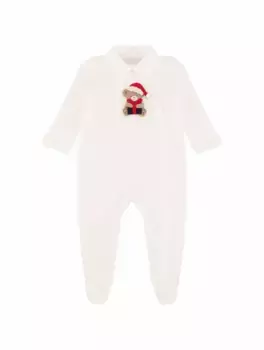 Хлопковое боди с аппликацией Story Loris, белый