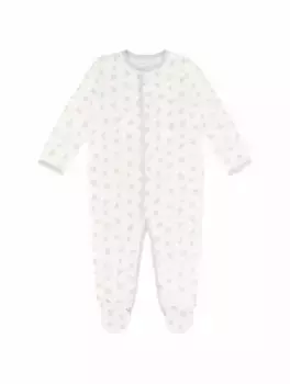 Хлопковое боди с монограммой Ralph Lauren, белый