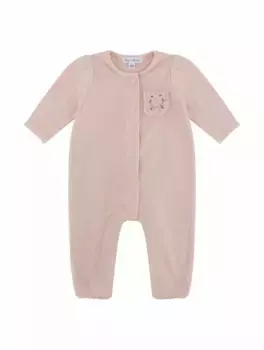 Хлопковое боди с принтом Tartine et Chocolat, розовый