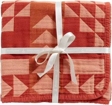 Хлопковое детское одеяло Pendleton Smith Rock Clay, Ocean