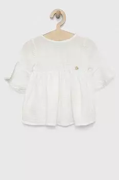 Хлопковое детское платье Jamiks, белый