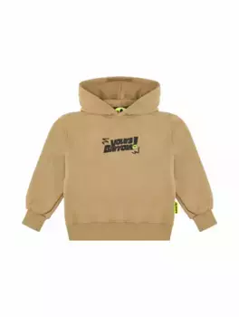 Хлопковое худи с логотипом Barrow, бежевый