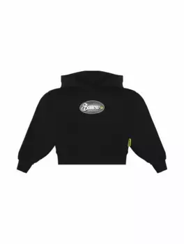 Хлопковое худи с логотипом Barrow, черный