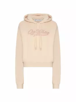 Хлопковое худи с логотипом Off-White