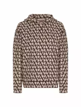 Хлопковое худи Toile Iconographe Valentino Garavani, мультиколор