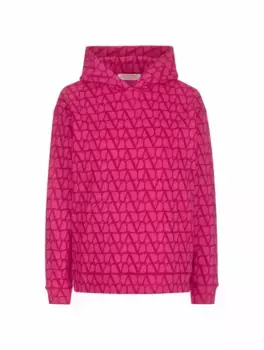 Хлопковое худи Toile iconographe Valentino Garavani, розовый