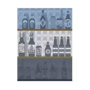 Хлопковое кухонное полотенце No Brasseurs Le Jacquard Franais, серый