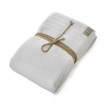 Хлопковое махровое банное полотенце - Cuddle Fazzini, цвет Bianco