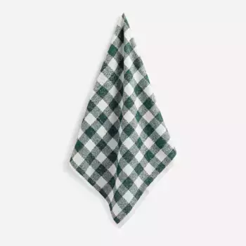 Хлопковое махровое кухонное полотенце Vichy El Corte Ingls, зеленый