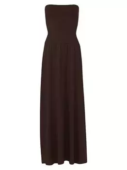 Хлопковое макси-платье Ankara без бретелек ERES