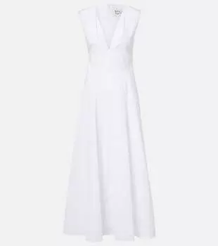 Хлопковое миди-платье Anisa Tove, белый