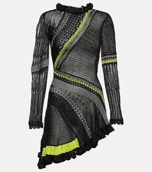 Хлопковое мини-платье Ali ROBERTA EINER, черный