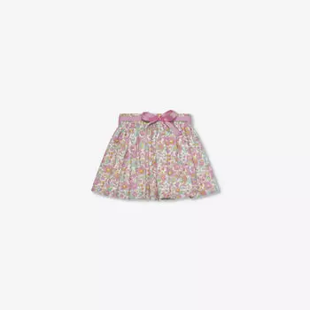 Хлопковое мини-платье betsy с бантом и цветочным принтом 2–11 лет Trotters, цвет coral betsy