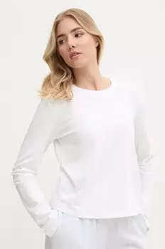 Хлопковое нижнее белье с длинными рукавами Calvin Klein Underwear, белый