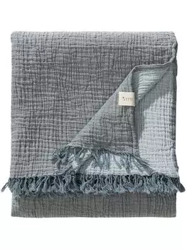 Хлопковое одеяло benuta Lilo, 130x1x170 см, синий