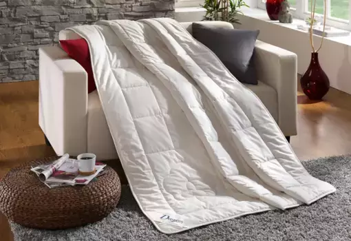 Хлопковое одеяло Dreams "Cotton Blanket Classic", легкое, наполнитель 100% хлопок, чехол 100% хлопок, (1 шт.), очень хорошая воздухопроницаемость и оптимальная регуляция влажности 200х200 см, белый