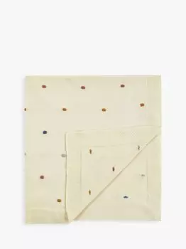 Хлопковое одеяло John Lewis, связанное в горошек, 100 x 80 см