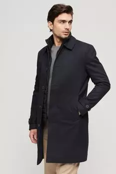 Хлопковое пальто 2 в 1 Superdry, синий