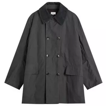 Хлопковое пальто для автомобиля Maison Margiela, черный