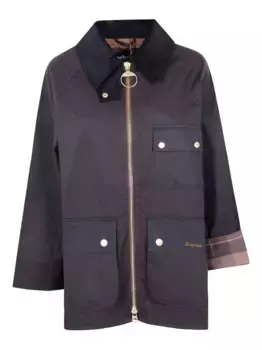 Хлопковое пальто Luella Barbour, фиолетовый