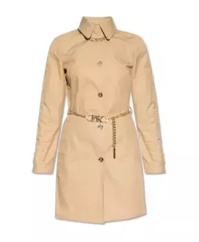 Хлопковое пальто Michael Kors, бежевый