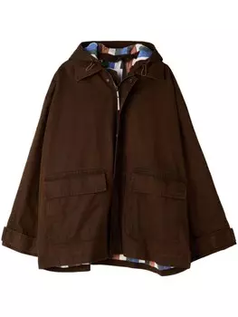 Хлопковое пальто Sunnei, коричневый