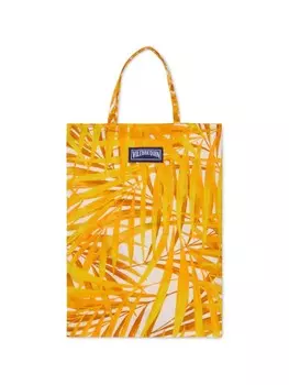 Хлопковое парео с принтом пальмовых листьев Vilebrequin