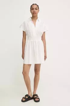 Хлопковое платье Answear Lab, белый