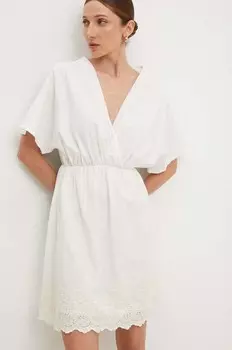 Хлопковое платье Answear Lab, белый