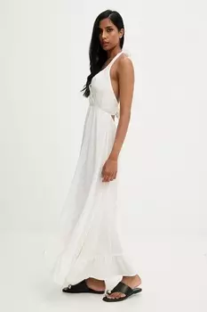 Хлопковое платье Answear.Lab, белый