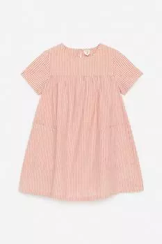 Хлопковое платье Arket, розовый