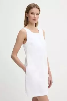 Хлопковое платье Calvin Klein Jeans, белый