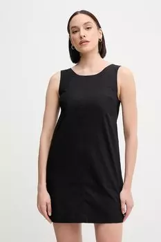 Хлопковое платье Calvin Klein Jeans, черный