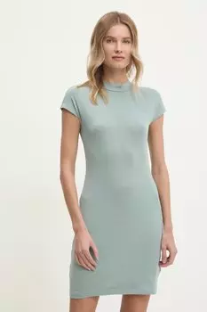 Хлопковое платье Calvin Klein Jeans, серый