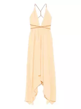 Хлопковое платье Caravana, желтый