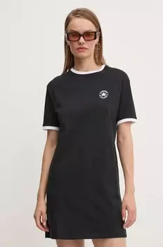 Хлопковое платье Converse, черный