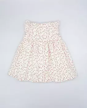 Хлопковое платье для девочки с декоративными бантиками Fina Ejerique, красный