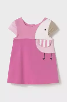 Хлопковое платье для новорожденных Mayoral Newborn, розовый