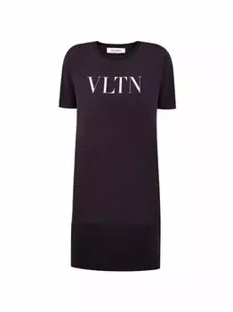 Хлопковое платье-футболка Valentino