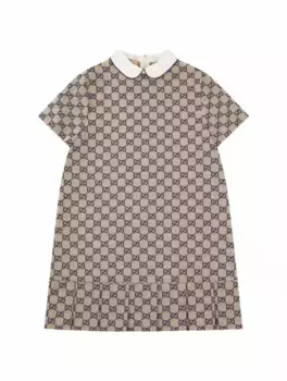 Хлопковое платье GG Supreme Gucci, мультиколор