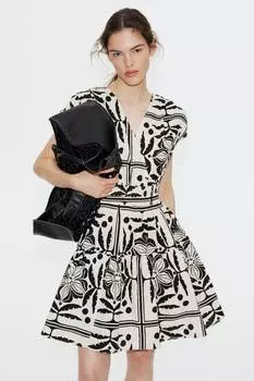 Хлопковое платье H&M, мультиколор