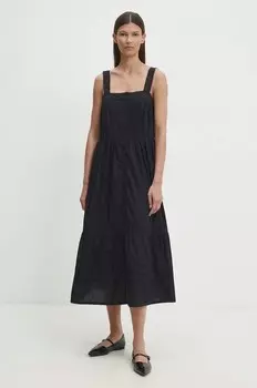 Хлопковое платье Levi's, черный