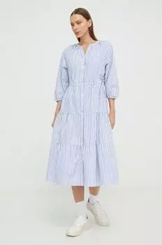 Хлопковое платье Levi's, синий