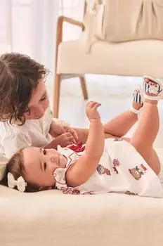 Хлопковое платье Mayoral для новорожденных Mayoral Newborn, красный