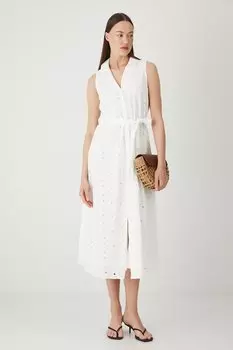 Хлопковое платье Medicine, белый