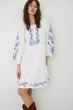 Хлопковое платье Medicine, белый