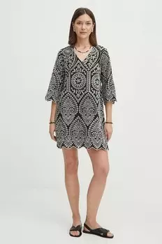 Хлопковое платье Medicine, черный