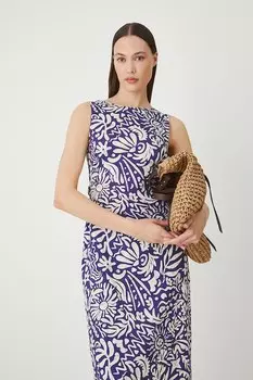 Хлопковое платье Medicine, темно-синий