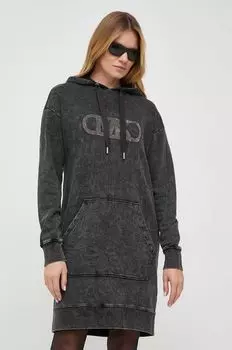 Хлопковое платье MICHAEL Michael Kors, серый